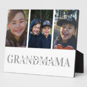 Foto-collageplaquette | Grootmoeder | Moederdag Fotoplaat (Zijkant)