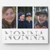 Foto-collageplaquette | Nonna | Moederdag Fotoplaat (Voorkant)