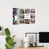 Foto-collagesjabloon voor 12e verluardagsfeest poster (Thuiskantoor)
