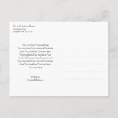 Foto Colllage Modern Boy Girl - Aankondiging Briefkaart (Achterkant)