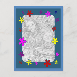 Foto Colorful Daisy Flowers Briefkaart