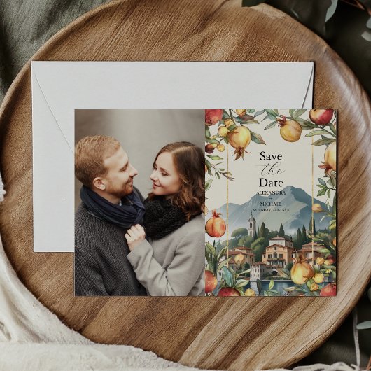 Foto Comomeer Italië Bestemming Bruiloft Save The Date