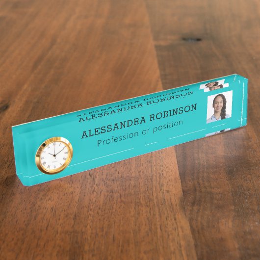 Foto Company Position Desk Name Bord Naambordje (Zijkant)