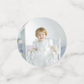 Foto confetti eerste verjaardag kleine pompoen (Kleine voorkant)