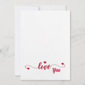 Foto Couples Love Feestdagen Kaart (Achterkant)