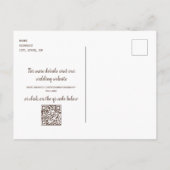 Foto Cream We Do Wedding Save the Date Briefkaart (Achterkant)