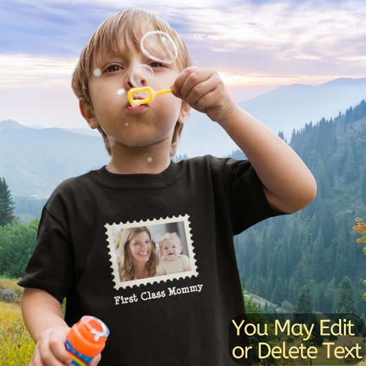 Foto Creëer je eigen eerste klas mama beste moeder Kinder Shirts