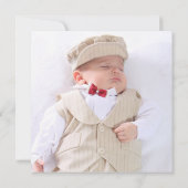 Foto Cross Doop Doop Doop Liefde Bedankt Notitiekaartje (Achterkant)