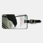 Foto Crow/Raven Bagagelabel (Voorkant horizontaal)