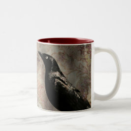 Foto Crow/Raven Tweekleurige Koffiemok