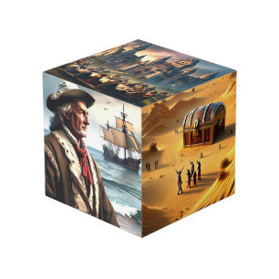 Foto Cube Gift Box Geschiedenis lay-outs Kubus