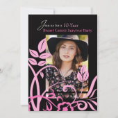 Foto Custimizable 10 Jaar Uitnodiging Borstkanker (Voorkant)