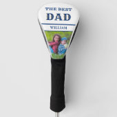 Foto Custom BEST DAD gepersonaliseerde naam Golfheadcover (Voorkant)