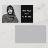 FOTO Custom Business MODERN Visitekaartjes (Voorkant / Achterkant)