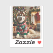 Foto Custom-Cut Vinyl Sticker (Vel)