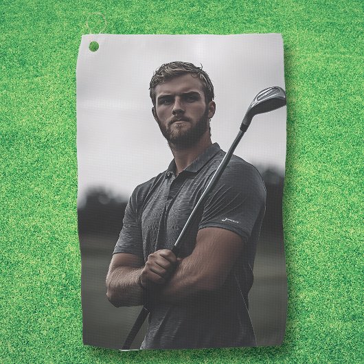 Foto Custom Gift Golfer Golfhanddoek