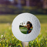 Foto Custom Gift voor haar Golfballen<br><div class="desc">Dit ontwerp is gemaakt met behulp van digitale kunst. Het kan in het gebied worden aangepast door de klik aan te passen en de naam, initialen of woorden aan te passen. U kunt de tekstkleur en de stijl ook veranderen of de tekst voor een slechts ontwerp van het afbeelding schrappen....</div>