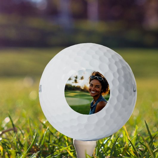 Foto Custom Gift voor haar Golfballen