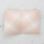 Foto Cute Hedégel | Roos Gold Birthday-tekst Kaart (Binnen)