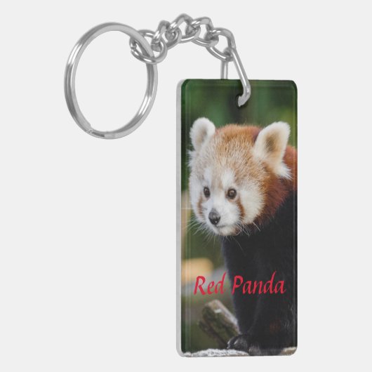 Foto Cute Red Panda Sleutelhanger (Voorkant Links)