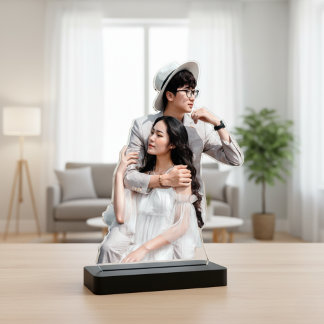 Foto Cutout Sculpture Staand Fotobeeldje