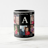 Foto DAD Collage Coffee Vaderdag Black White Mok (Midden)