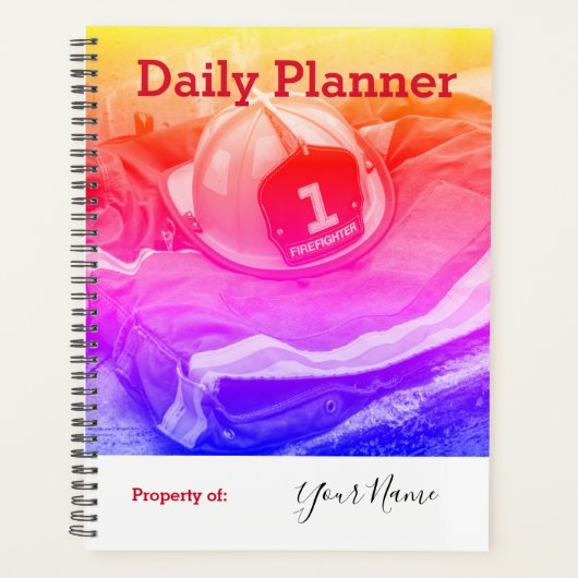 Foto Dagelijkse Planner Brandweerman - HAMbWG (Voorkant)