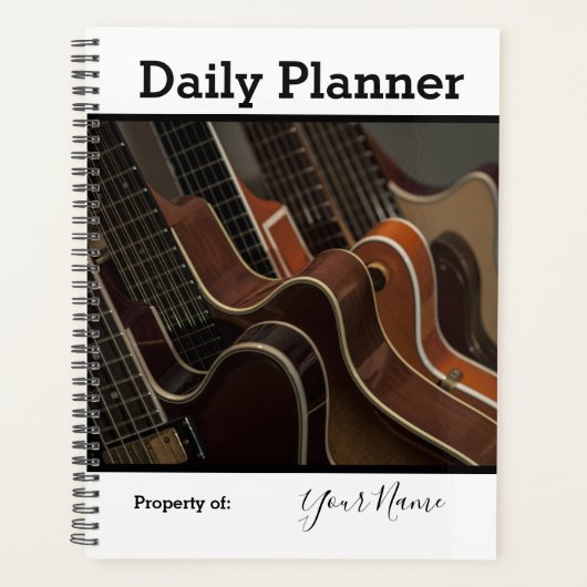 Foto Dagelijkse Planner Gitaar Thema HAMbWG (Voorkant)