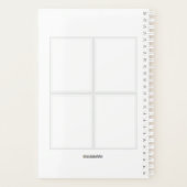 Foto dagelijkse planner in bamboedesign - HAMbWG (Achterkant)