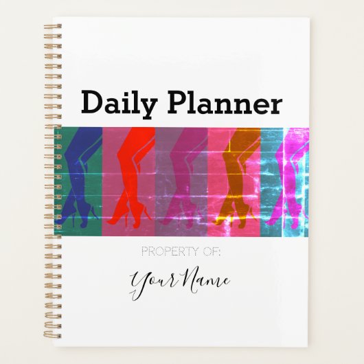 Foto dagelijkse planner in zwart en wit - HAMbWG (Voorkant)