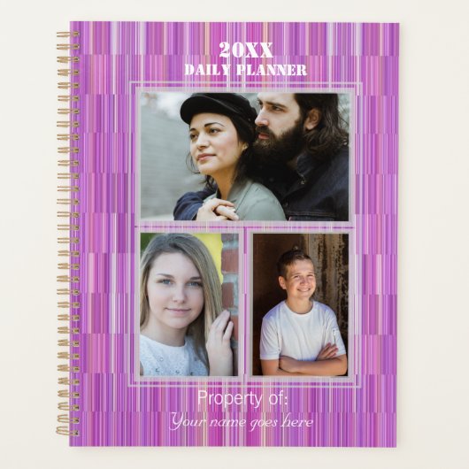 Foto Dagelijkse Planner Paars HAMbyWG (Voorkant)