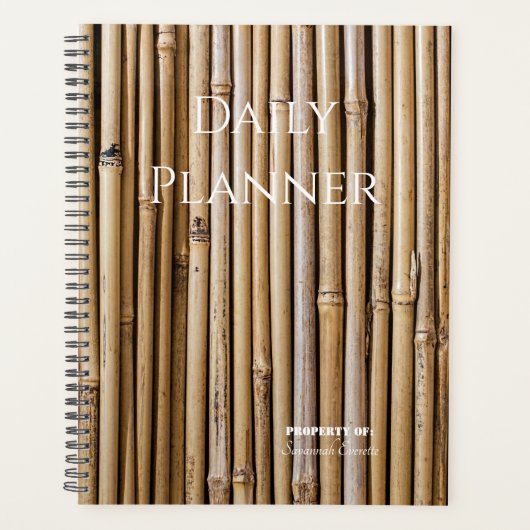 Foto: Daily Planner Bamboo - HAMbWG (Voorkant)