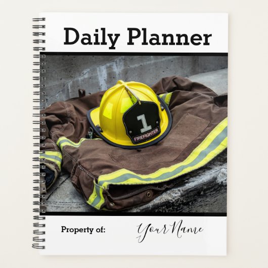 Foto: Daily Planner Firefighter - HAMbWG (Voorkant)