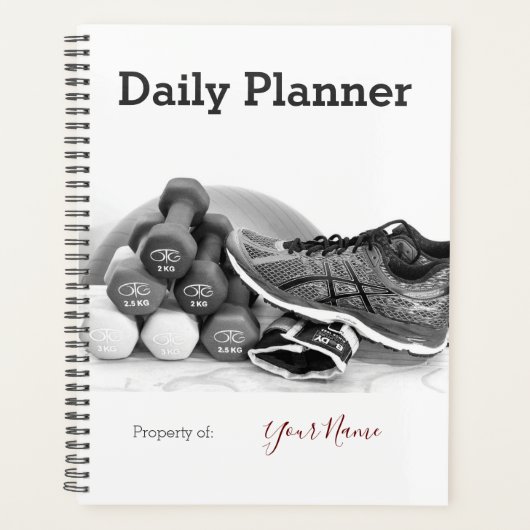 Foto: Daily Planner - Gym Theme HAMbWG (Voorkant)