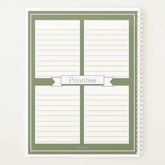 Foto Daily Planner met Boeddha - HAMbWG (Achterkant)