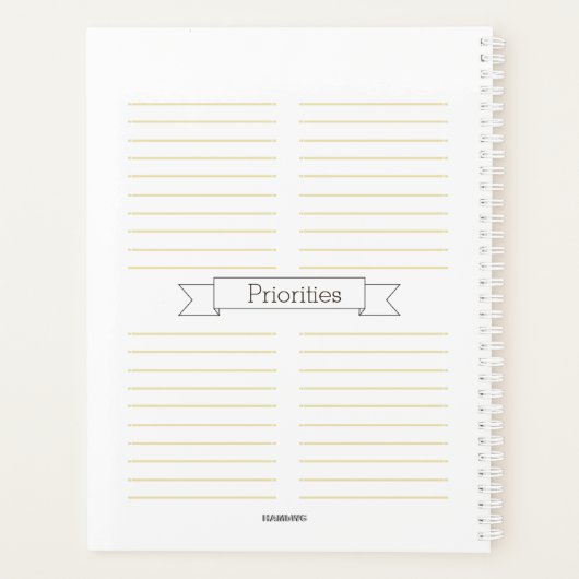 Foto Daily Planner met paarden - HAMbWG (Achterkant)