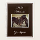 Foto Daily Planner met paarden - HAMbWG (Voorkant)