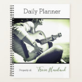 Foto Daily Planner Vrouw Guitar Player HAMbWG (Voorkant)