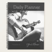 Foto Daily Planner Vrouw Guitar Player HAMbWG (Voorkant)