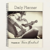 Foto Daily Planner Vrouw Guitar Player HAMbWG (Voorkant)