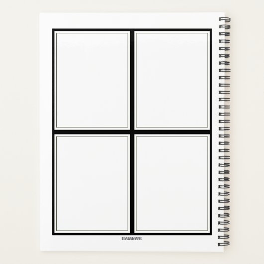 Foto Daily Planner Vrouw Guitar Player HAMbWG (Achterkant)