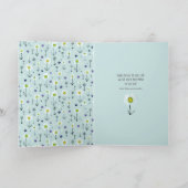 Foto| Daisy Pattern| Moederdagkaart Kaart (Binnen)