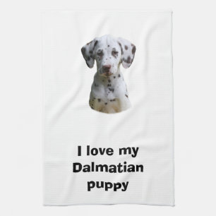 Foto Dalmatische puppy Theedoek