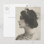  foto Dames Briefkaart (Voorkant / Achterkant)