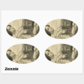  foto Dames Ovale Sticker (Vel)