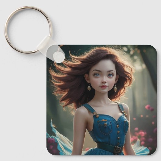 Foto Dancing Princess Sleutelhanger (Voorkant)