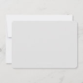 FOTO DANK JE moderne kleurrijke regenboog typograf Bedankkaart (Achterkant)