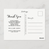 Foto Dank u Baby Geboorteaankondiging Briefkaart (Achterkant)