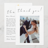 Foto Dank u Bruiloft Kaart-Twin Flame Symbol- Kaart (Voorkant / Achterkant)