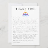 Foto Dank u Bruiloft Kaart-Twin Flames- Kaart (Achterkant)